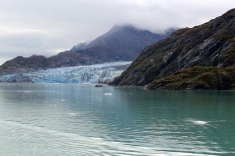 Lamplugh Glacier in distanced